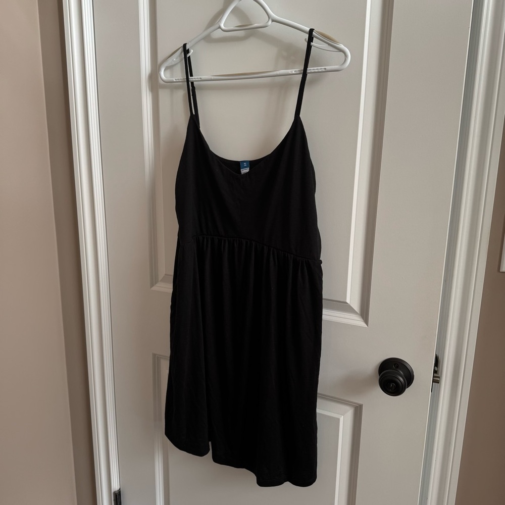 Old Navy Black Spaghetti Strap Dress
